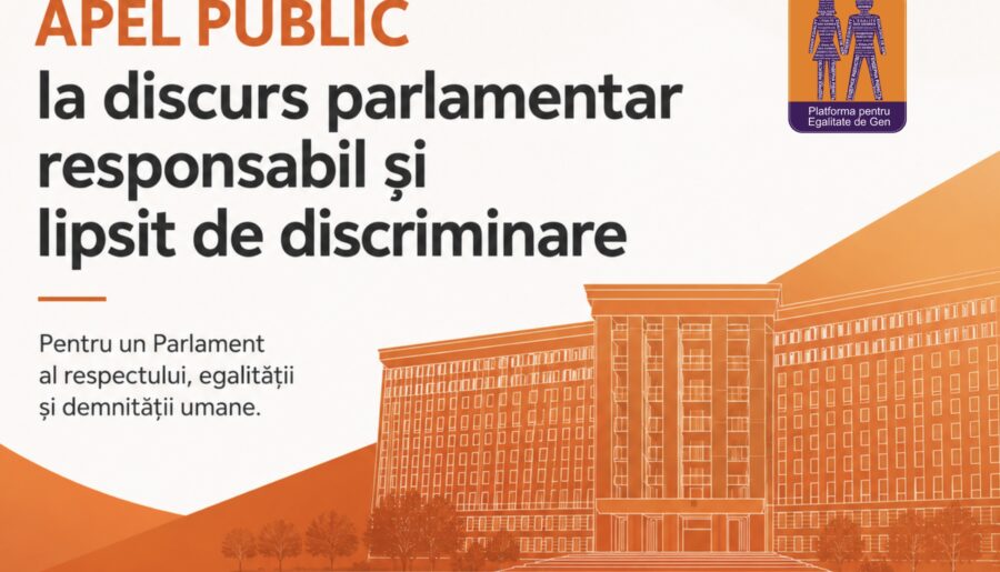 Apel public al societății civile la discurs parlamentar responsabil și lipsit de discriminare